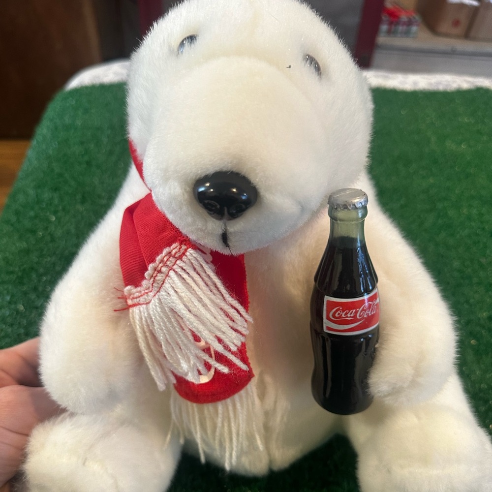 Coca Cola Plush Bear with bottle 1993